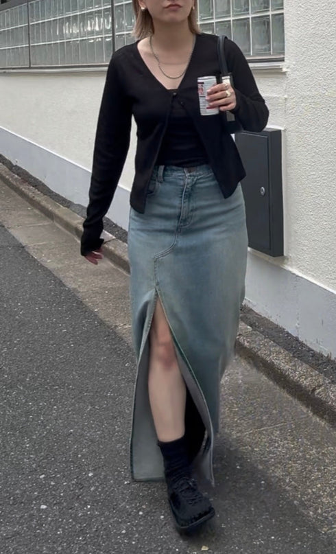 スリットデニムSK